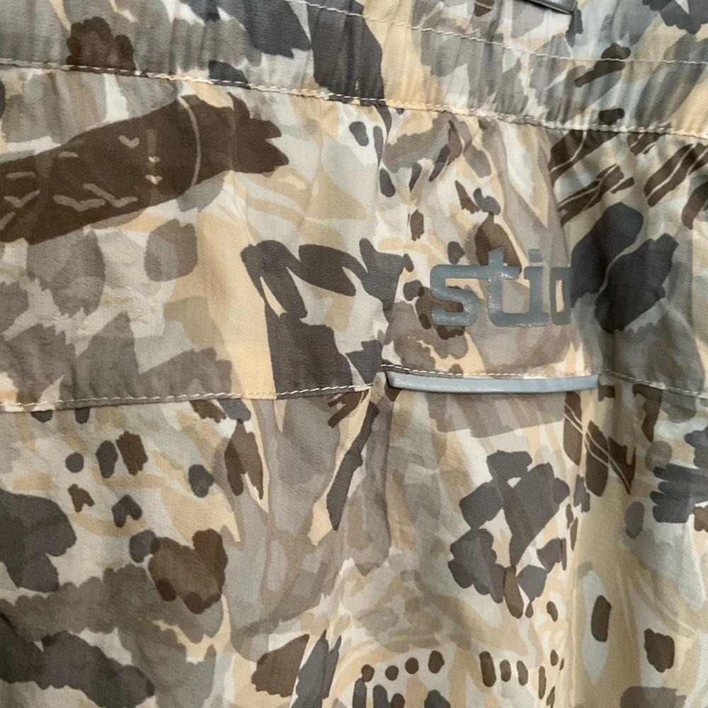 Stio Grey Taupe Second Light Nylon Pull On Skort Size Large